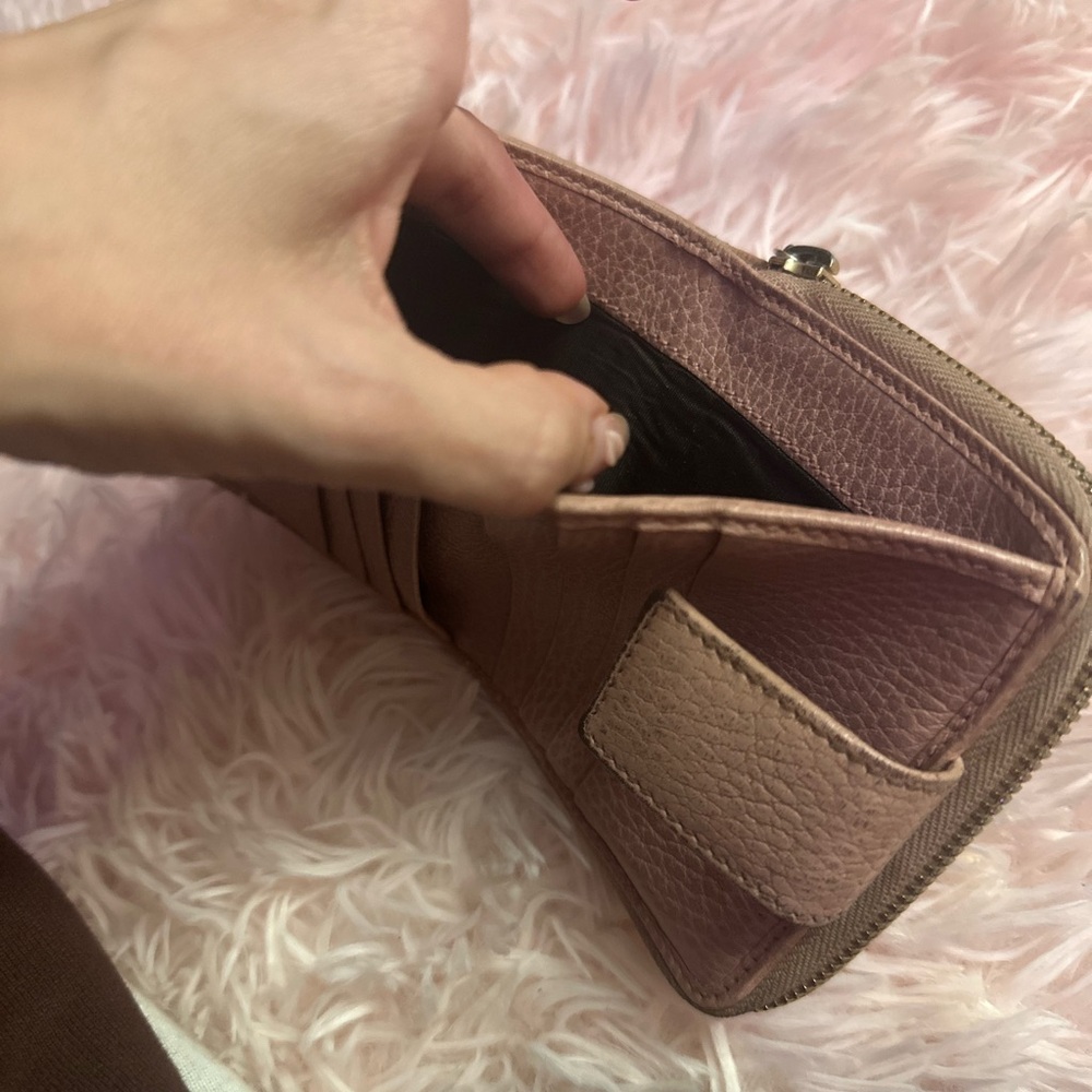Gucci monogram/pink wallet - Picture 4 of 6